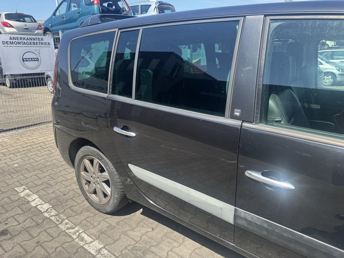 Renault Espace 4 original T&uuml;r hinten rechts NV676 Schwarz Rohbau Bj.2011